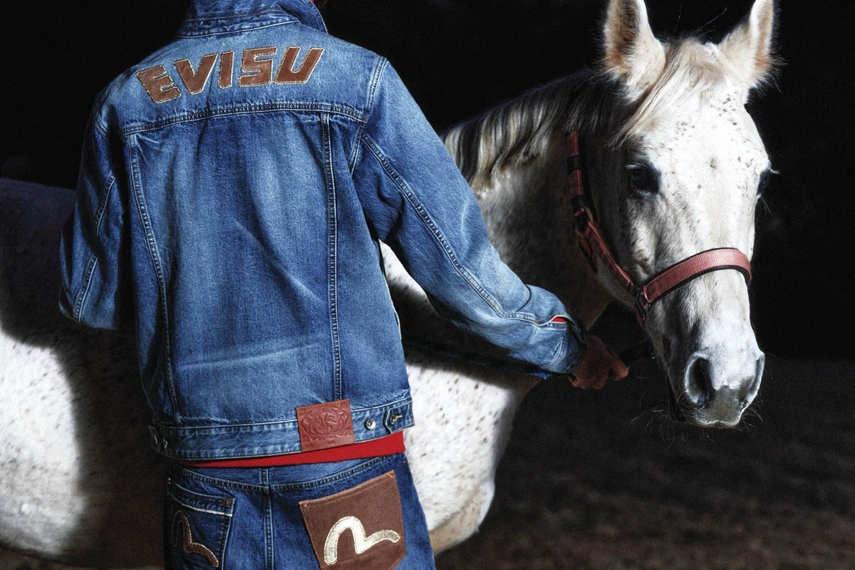 Evisu: il gabbiano dipinto a mano