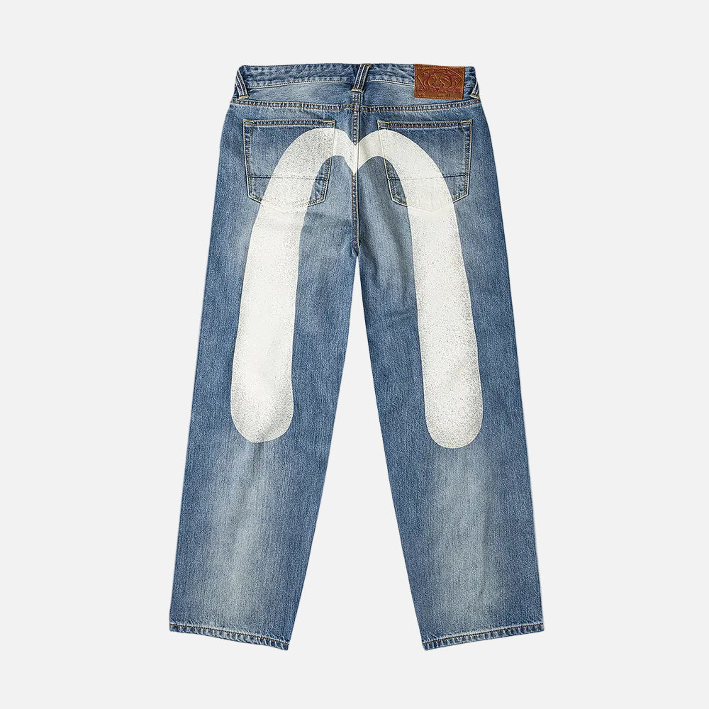 ECRU DAICOCK LOOSE JEANS EVISU