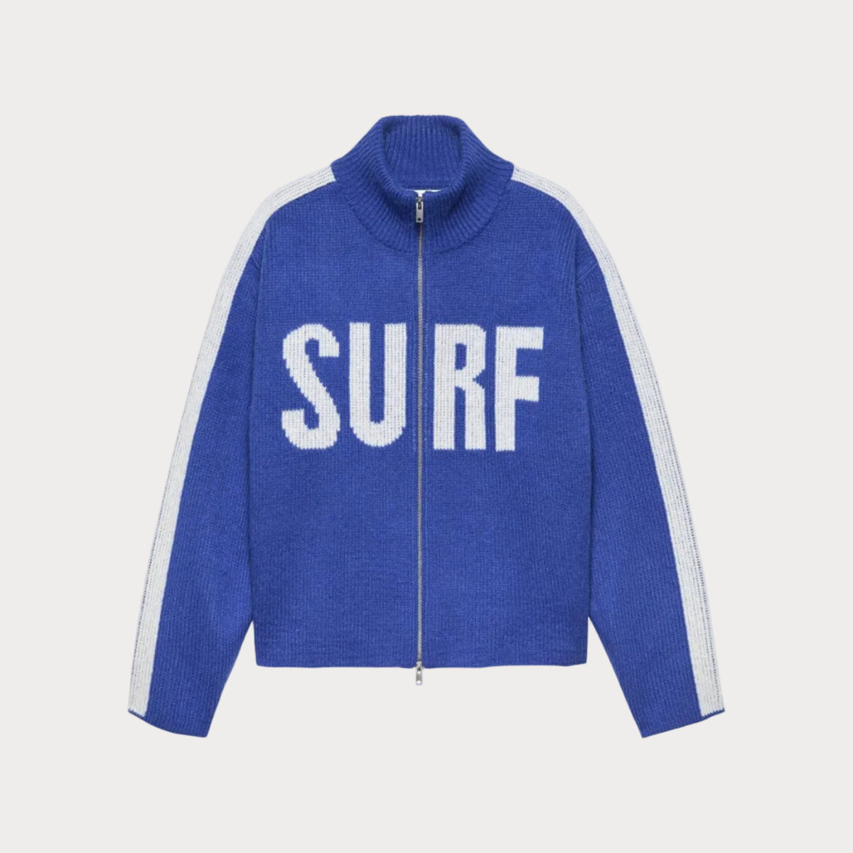 SURF ZIP KNIT COBALT NEW AMSTERDAM