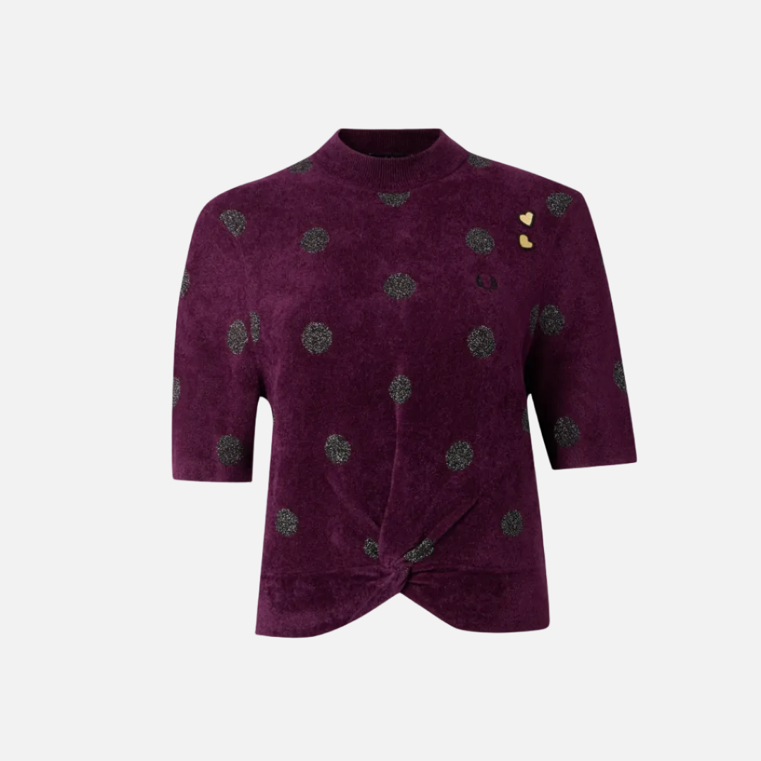 T-SHIRT POLKA DOT FRED PERRY X AMY WINEHOUSE F.