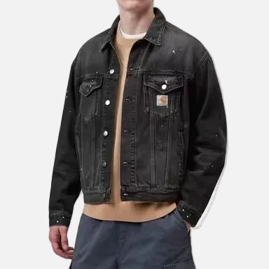 HELSTON JACKET BLACK CARHARTT WIP