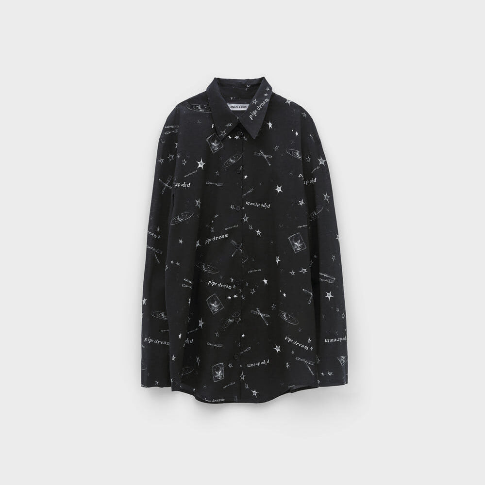 CLASSIC SHIRT BLACK PRINT LOW CLASSIC