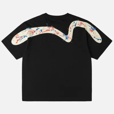 DAICOCK PRINT SPLASH T-SHIRT EVISU