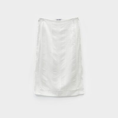 WHITE LAYERED SKIRT LOW CLASSIC
