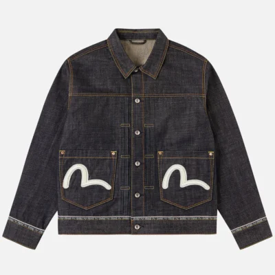 EMBROIDERY DENIM JACKET EVISU